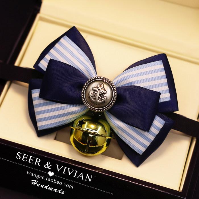 ペット用品 犬 猫用 手作り ハンドメイド レトロ ビンテージ 鈴付き 蝶ネクタイ ボウタイ 首輪 カラー 小型犬 中型犬 大型犬 テディ対応 ゴールド シルバー 星型 アクセサリー