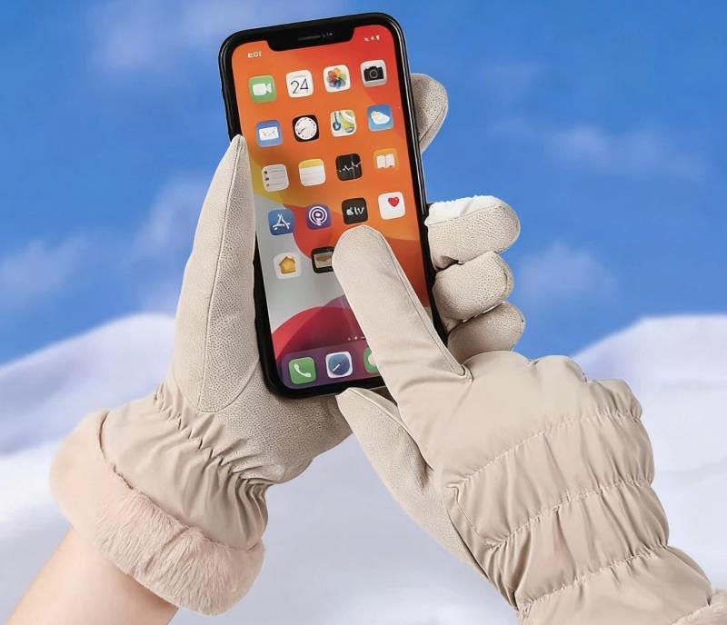 手袋 レディース 5本指 グローブ 防寒 極厚 裏フリース 保温 防水 防風 タッチパネル対応 スキー スノ..