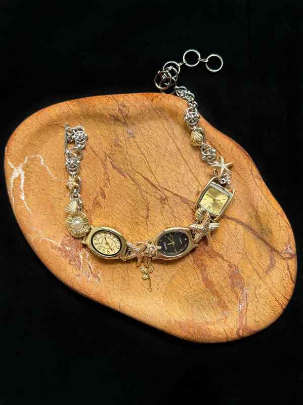 アクセサリー メンズ レディース ヴィンテージ風 レトロ パンク ロック ヘビーウェイト ゴツめ ヒトデ ..