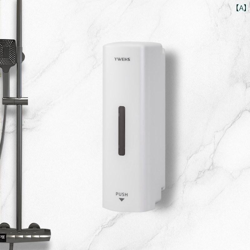 ソープディスペンサー 壁掛け ウォールマウント 貼るだけ 賃貸 シャンプー ボディソープ ハンドソープ ..