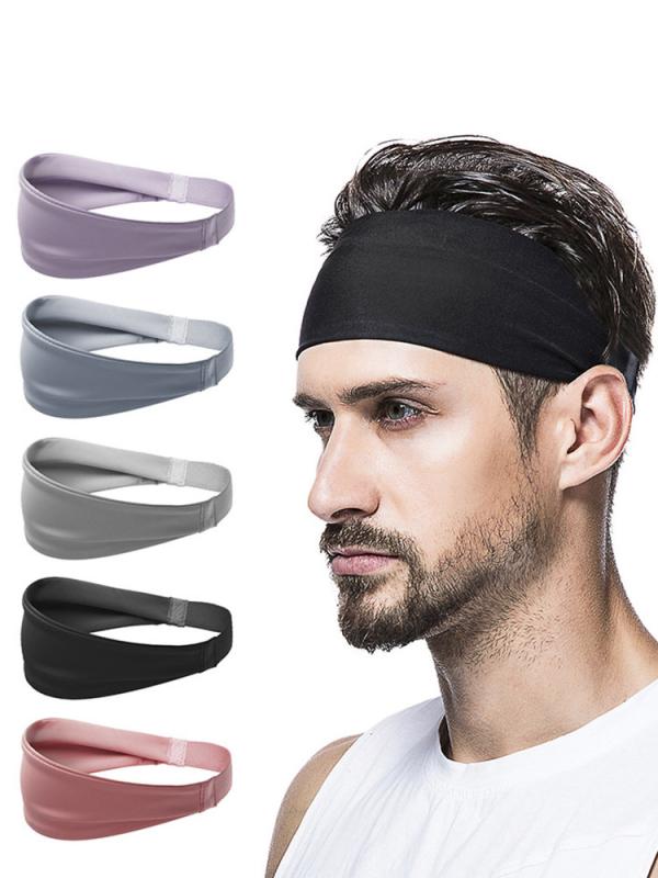 ヘッドバンド メンズ レディース 吸湿速乾 スポーツ ランニング フィットネス ジョギング テニス アウ..