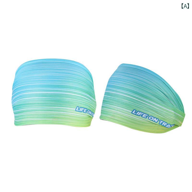 ヘッドバンド レディース ヨガ スポーツ ランニング フィットネス ジム 吸汗 速乾 汗止め 幅広 ヘアバ..