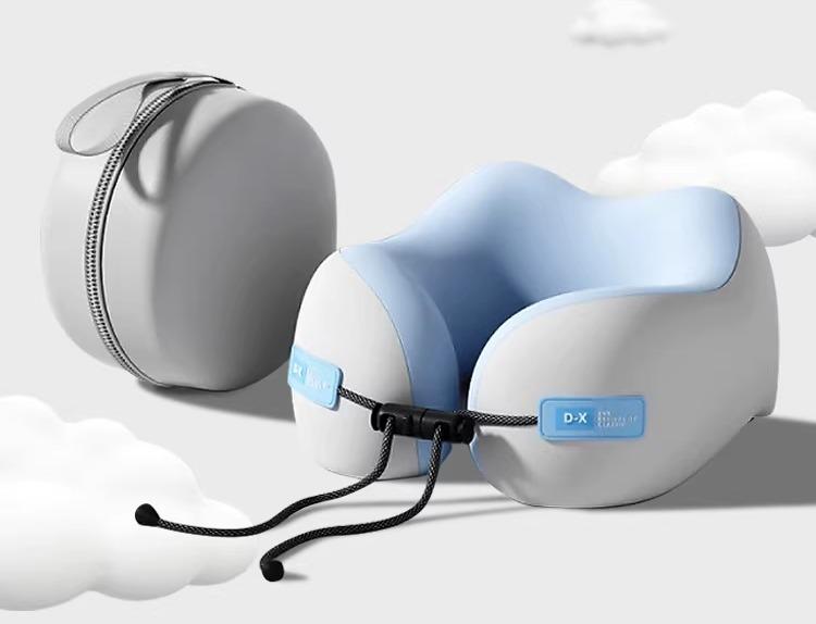 ネックピロー U字型 首枕 低反発 メモリーフォーム 旅行 飛行機 車用 ドライブ 出張 携帯 大人用 快適..