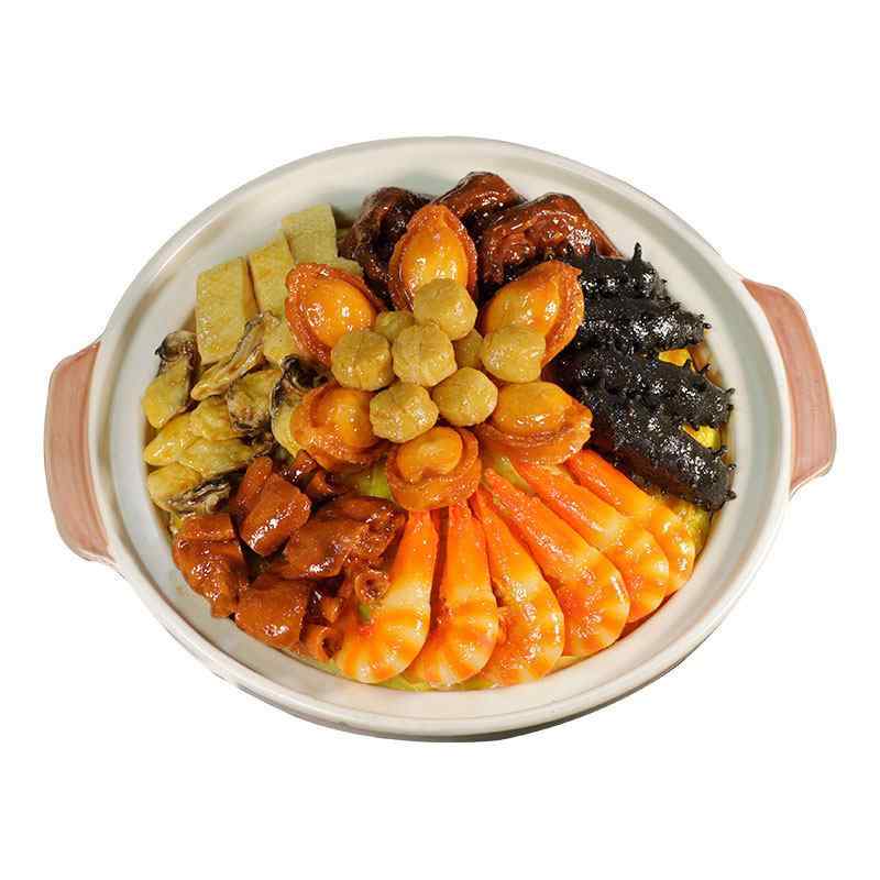 食品サンプル 中華料理 広東 客家料理 大盆菜 海鮮盛り合わせ リアル 精巧 フェイクフード イミテーションフード 撮影用小道具 店舗ディスプレイ メニュー見本 食品見本