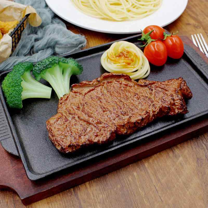 食品サンプル リアル 西洋料理 ステーキ 牛肉 食品サンプル 模型 特大サイズ ディスプレイ 小道具 レス..