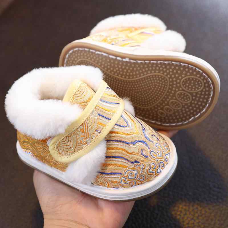 ベビーシューズ 男の子 女の子 手作り ハンドメイド 綿 コットン ソフトソール 柔らかい靴底 滑り止め ..