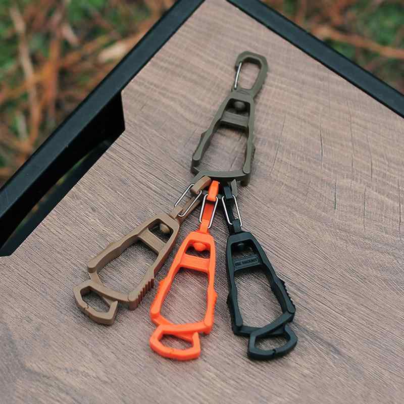 グローブホルダー メンズ レディース 手袋クリップ アウトドア カラビナ フック 軽量 プラスチック 落..
