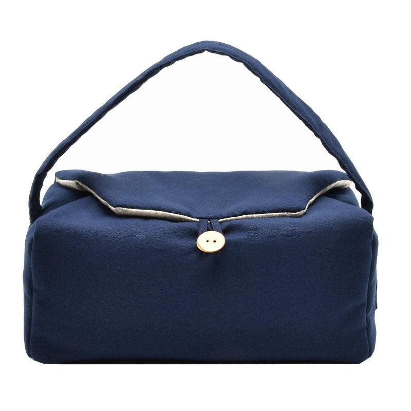 茶器セット 旅行用 携帯 ポット カップセット 横手急須 湯呑み 厚手 コットンリネン 綿麻 布製 収納バ..