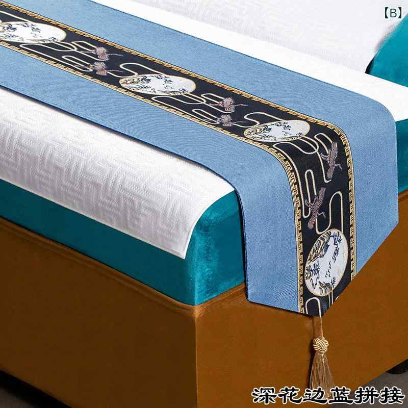 ベッドスロー フットケアサロン 美容 タイ式マッサージベッド チャイナ風 布製 切...