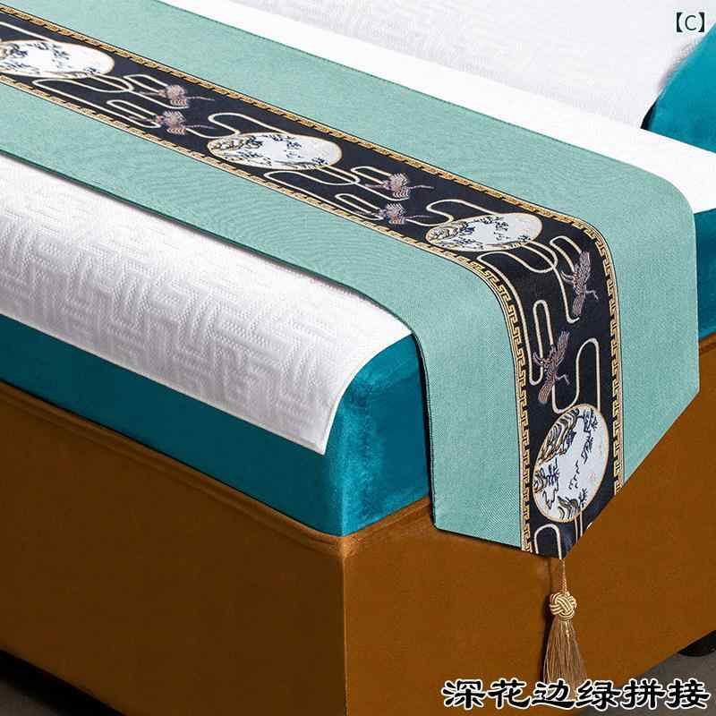 ベッドスロー フットケアサロン 美容 タイ式マッサージベッド チャイナ風 布製 切...