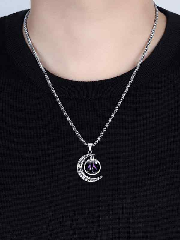 ネックレス メンズ 男性用 星座 ペンダント アクセサリー トレンド おしゃれ ライトラグジュアリー 個..