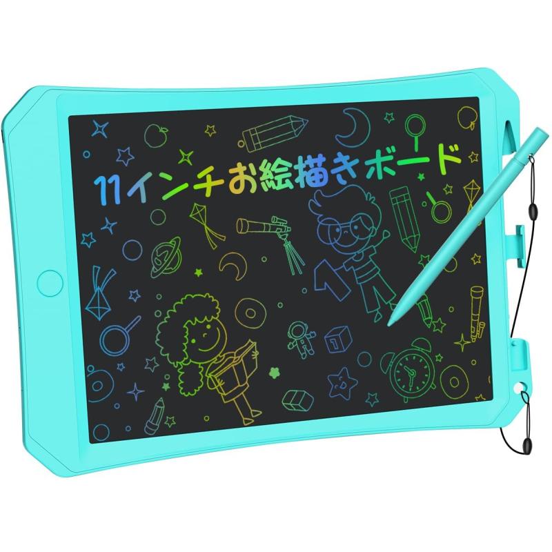 GIGART お絵描きボード 15インチ 電子メモパッド 電子メモ ロック機能搭載 おえかきボード 書いて消せるボード 電池交換可能 電子パッド 電子めもパッド 電子メモ帳 筆談ボード 伝言メモ 伝