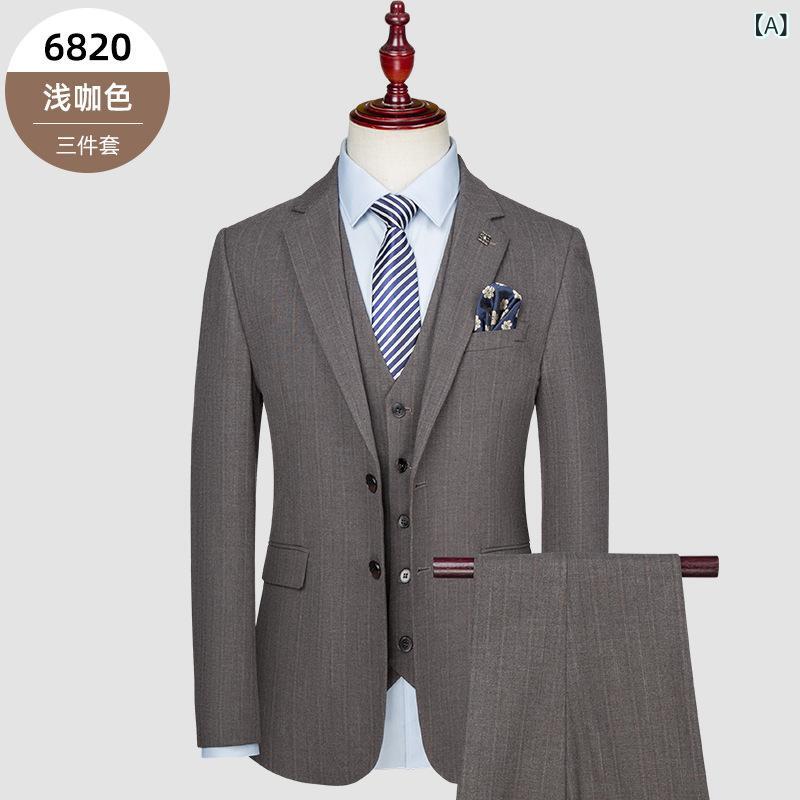 ・スタイル: ビジネスカジュアル、ファッション・アーバン・前立て: シングル2ボタン・素材: アセテート68%、化繊混紡・着用シーン: デイリー・ネックライン: ノッチドラペル・ベント: サイドベンツ・フィット感: スリムフィット・生地の厚...