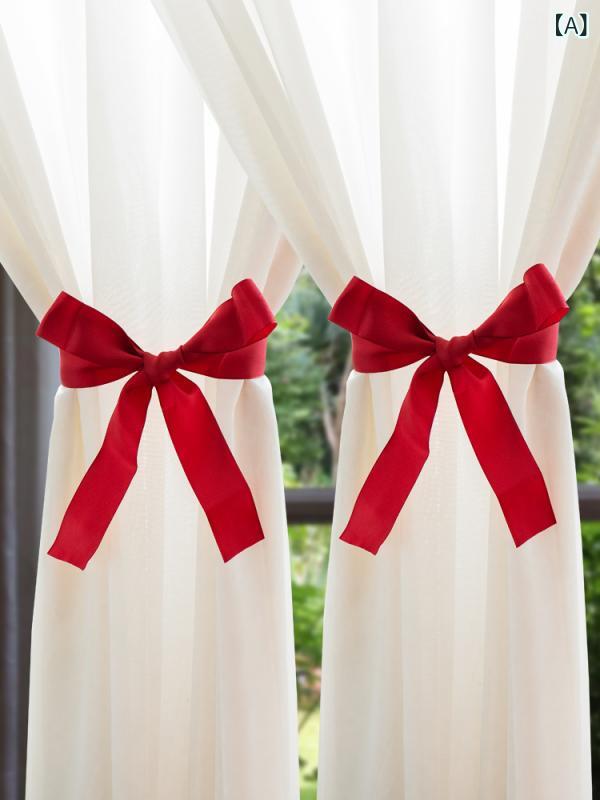 カーテンタッセル カーテン留め カーテンホルダー 結婚式 披露宴 パーティー お祝い 寿 縁起物 リボン ..