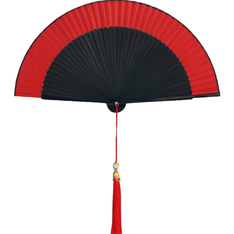 ・素材: 竹・カラー展開: レッド, ローズレッド, ピンク, ホワイト, オレンジ, スカイブルー, ダークブルー, ダークグリーン, ブラック, ライトグリーン・ハンドルの長さ：23cm・ファン直径：42cm