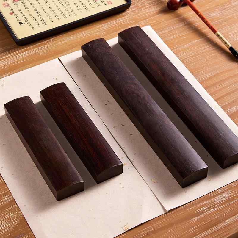 文鎮 ペーパーウェイト 木製 花 レトロ 中国風 紙押さえ 筆置き 書道 習字 絵画 墨画 練習 文房具 デスク オフィス 書斎 インテリア 飾り 置物 学生 和モダン おしゃれ 誕生日 記念 贈り物 プレゼント