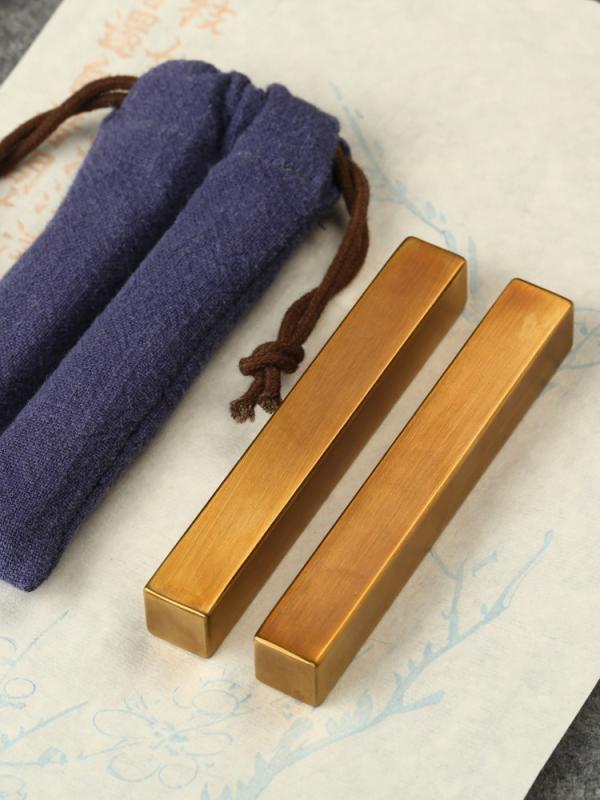 文鎮 真鍮 ペーパーウェイト 2本セ�