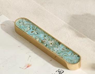 文鎮 書道 螺鈿 貝殻風 象嵌 細工 亜鉛合金 丸型 ペーパーウェイト 習字 絵画 練習 紙押さえ 筆置き デスク 書斎 筆記具 文房具 伝統工芸品 オフィス インテリア おしゃれ 誕生日 記念日 ギフト 贈り物