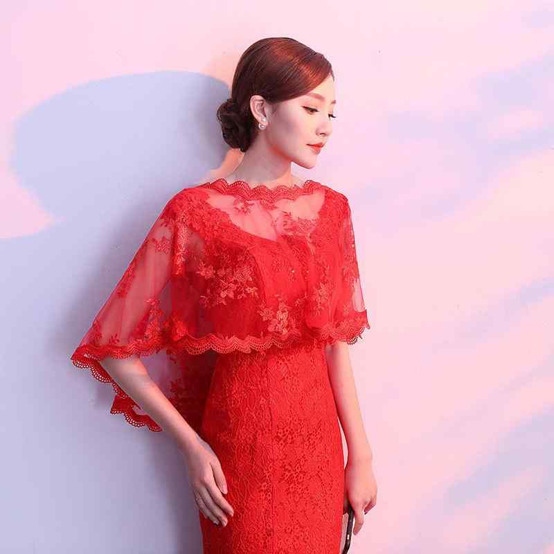 ショール レディース ウェディング 結婚式 ブライダル ボレロ ストール ケープ レース オフショルダー 二の腕隠し 着痩せ 体型カバー ぽっちゃり 大きいサイズ 赤 春夏 ポリエステル 透け感 エレガント 高級感