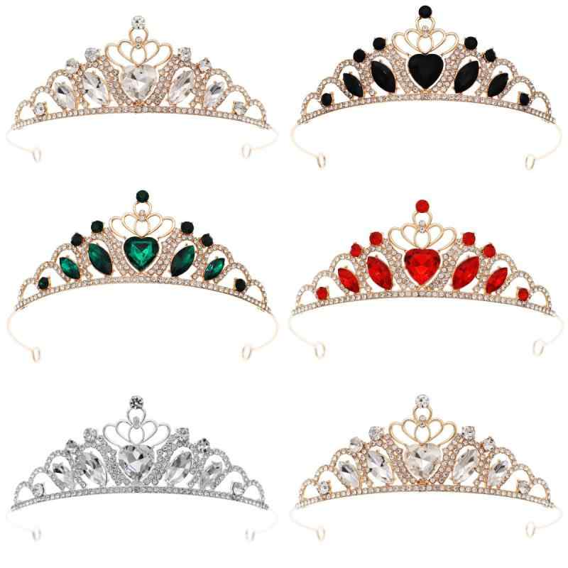 ・カテゴリ: ヘアアクセサリー・スタイル: 欧米風・素材: 合金・: クラウン、王冠、ハート、透かし彫り・装飾: ラインストーン、クリスタル・カラー展開: ゴールド、ブラック、グリーン、レッド、シルバー・用途: 結婚式、誕生日、パーティー、...