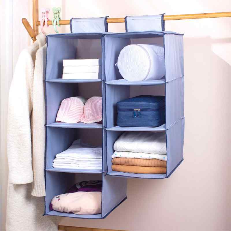 クローゼット 収納 吊り下げ ポケット ラック ハンギング オックスフォード 生地 多段 整理 衣類 バッ..