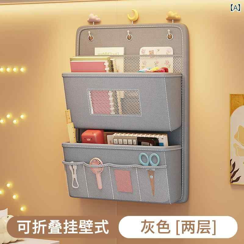 ウォールポケット 壁掛け 収納 吊り下げ 寮 ベッドサイド ドア裏 大容量 布製 折り...