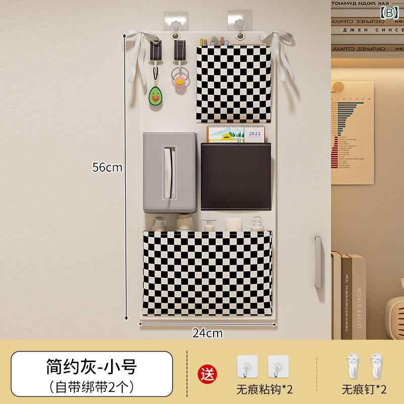 ウォールポケット 壁掛け 収納 吊り下げ 学生寮 ベッドサイド 多機能 仕切り オッ...