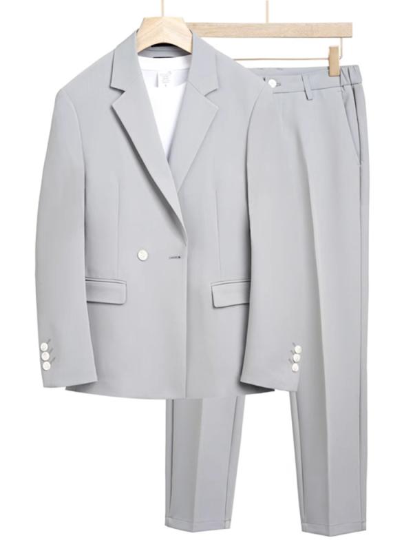 スーツ メンズ セットアップ 上下セット ビジネス カジュアル 通勤 テーラードジャケット スラックス 春夏 紳士服 スリム 細身 フォーマル 礼服 冠婚葬祭 結婚式 卒業式 成人式 就活 事務服 ストレッチ 無地 ブラック グレー グリーン