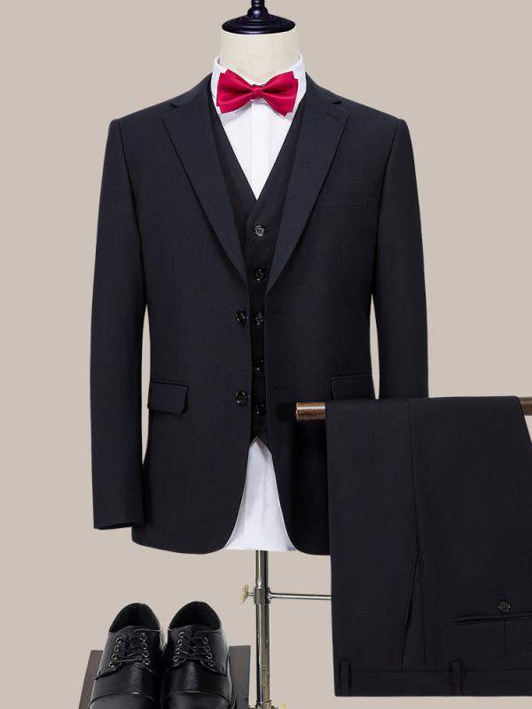 ・スタイル: ビジネスフォーマル・フロント: シングル2つボタン・サイズ誤差: 1-3cm・素材: ポリエステル、ビスコース・着用シーン: ビジネス、通勤・襟の: ノッチドラペル・ベント: センターベント・シルエット: スリムフィット・生地...