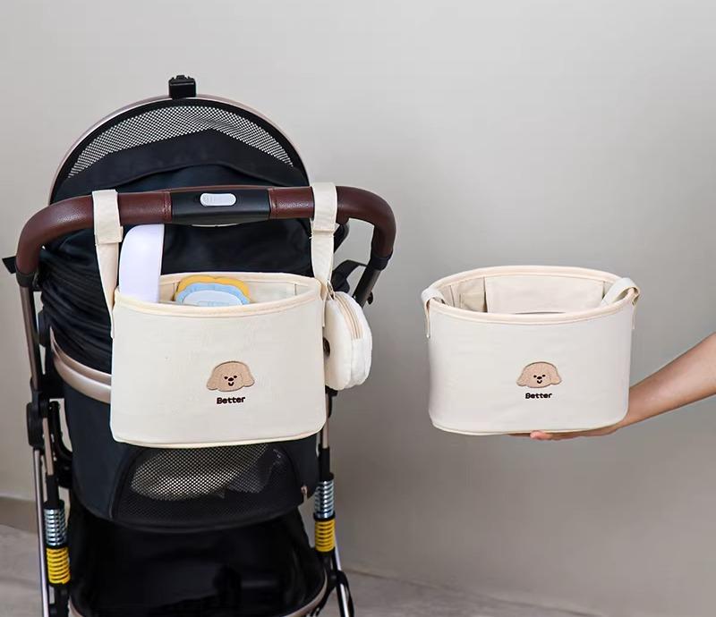 ベビーカーバッグ 収納 吊り下げ ペット カート 多機能 哺乳瓶 おむつ おしりふき 大容量 車載 小物入..