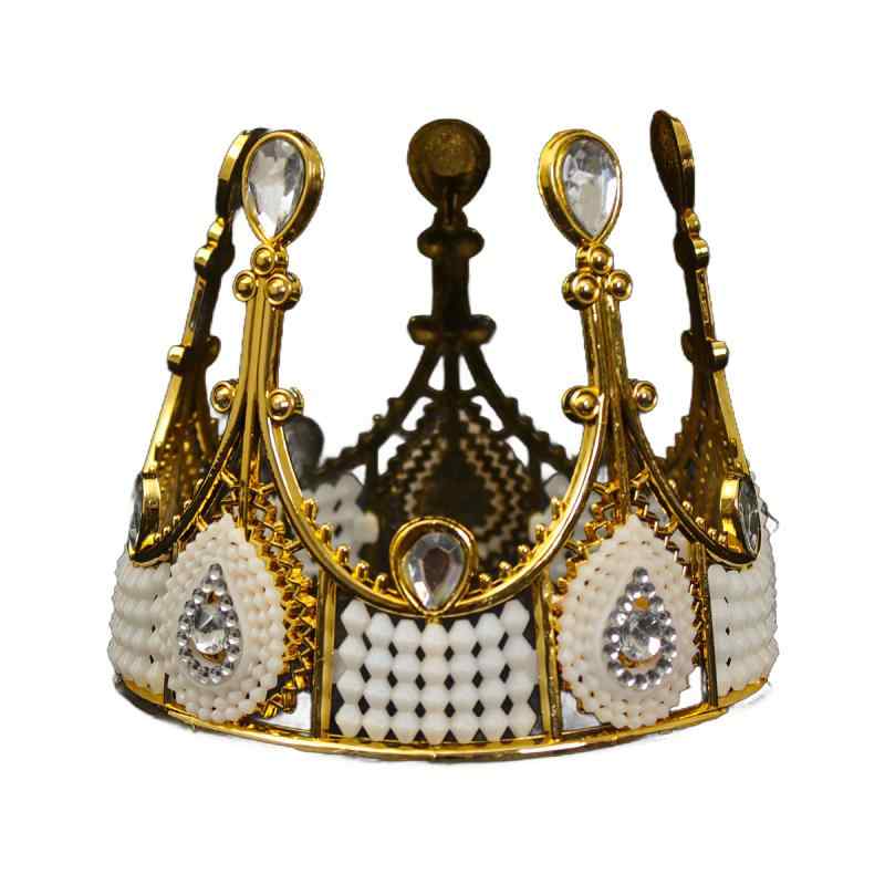 王冠 女の子 子供用 ヘアアクセサリー ティアラ クラウン カチューシャ 誕生日 パーティー 結婚式 秋冬..