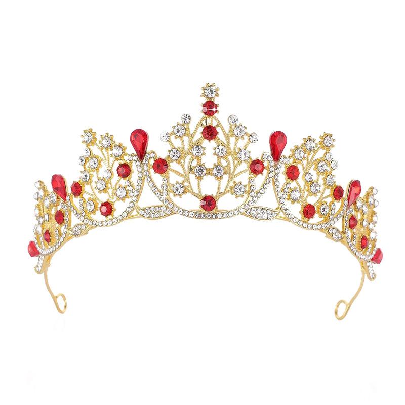 ティアラ レディース カチューシャ 王冠 ヘアアクセサリー 髪飾り 結婚式 誕生日 パーティー 高級感 豪..