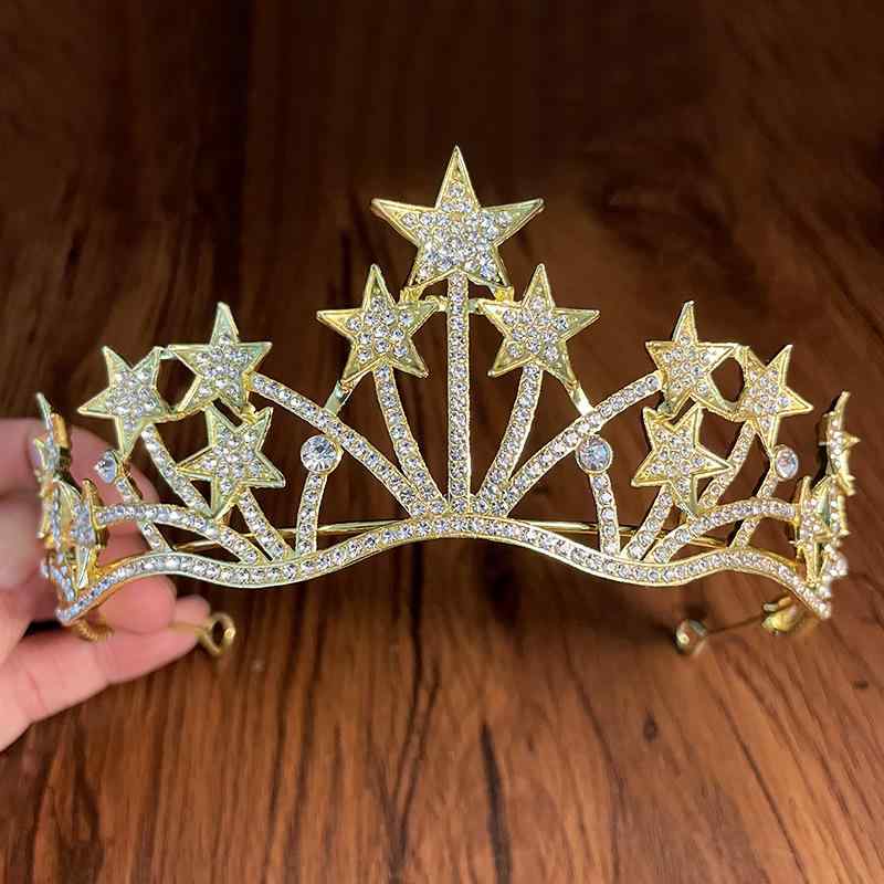 カチューシャ 男の子 女の子 キッズ 王冠 ティアラ クラウン ヘアアクセサリー プリンセス 誕生日 発表..