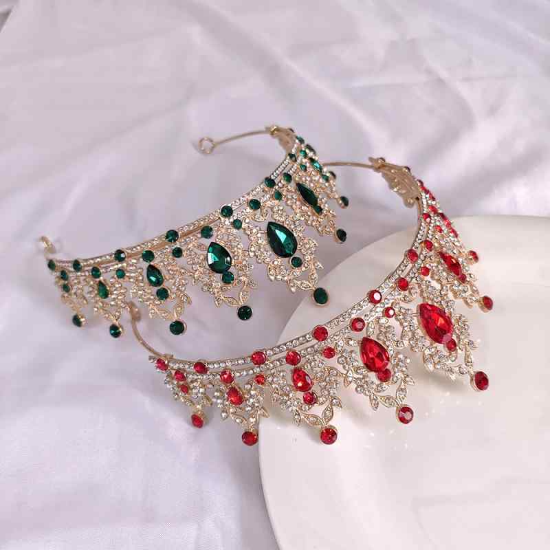 ティアラ レディース 王冠 クラウン ヘッドドレス 髪飾り 花嫁 結婚式 披露宴 二次会 ブライダル ホワ..