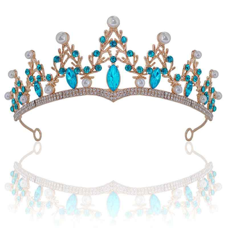 ティアラ レディース クラウン 王冠 ヘアアクセサリー 髪飾り ブライダル 結婚式 披露宴 前撮り 花嫁 ..