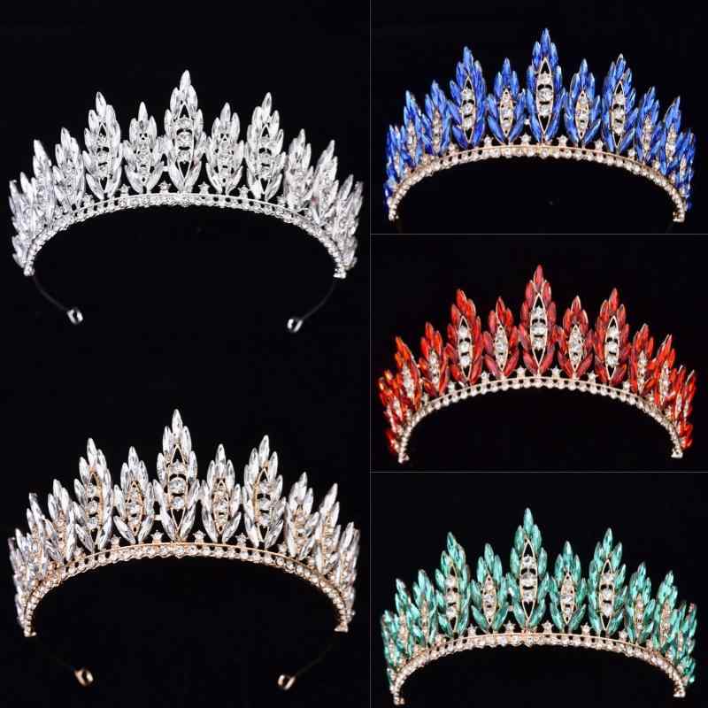 ティアラ レディース 髪飾り ヘッドドレス クラウン リーフ ボタニカル ナチュラル ウエディング ブラ..