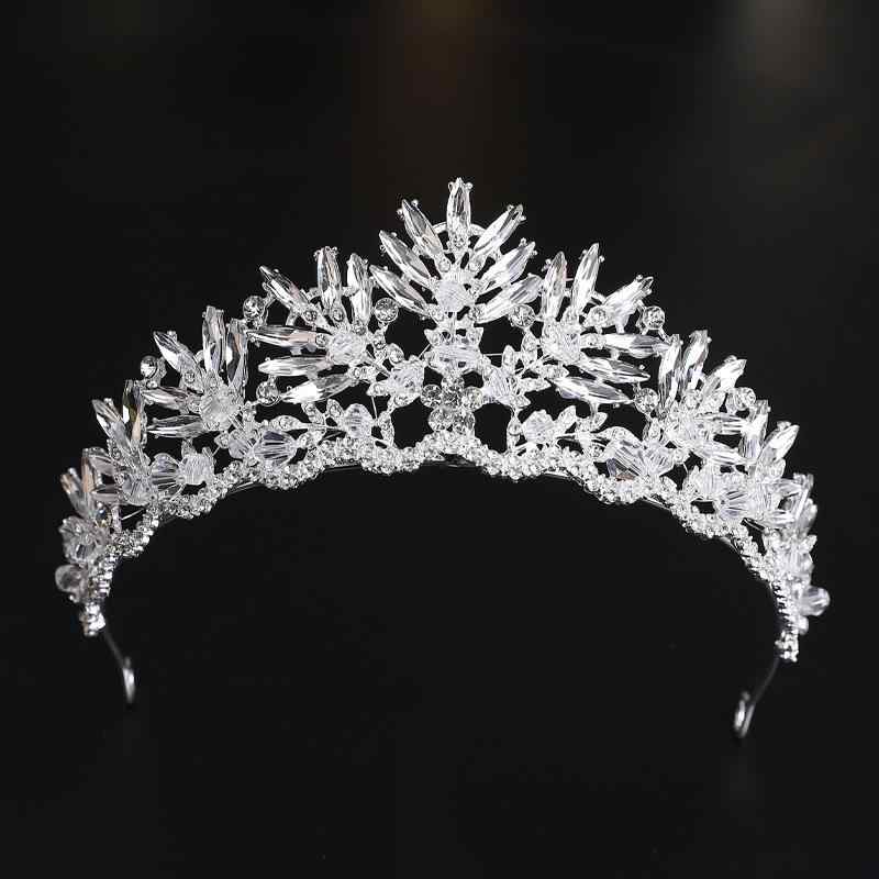 ティアラ レディース 王冠 ヘッドドレス 髪飾り ヘアアクセサリー 結婚式 パーティー 発表会 ラインス..