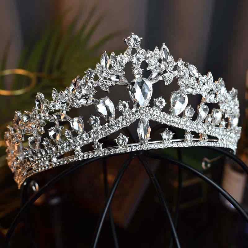 ティアラ レディース 王冠 髪飾り 結婚式 前撮り パーティー 高級感 ウェディング ブライダル プリンセ..