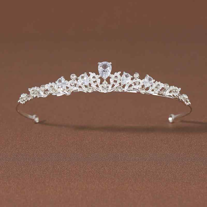 ティアラ レディース 王冠 クラウン 髪飾り ヘアアクセサリー ヘッドドレス ウェディング 結婚式 誕生..