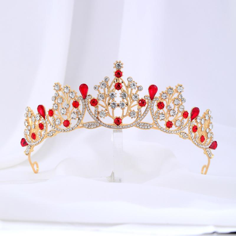 ティアラ レディース 王冠 ヘアアクセサリー 結婚式 披露宴 パーティー ヘッドドレス 髪飾り ラインス..