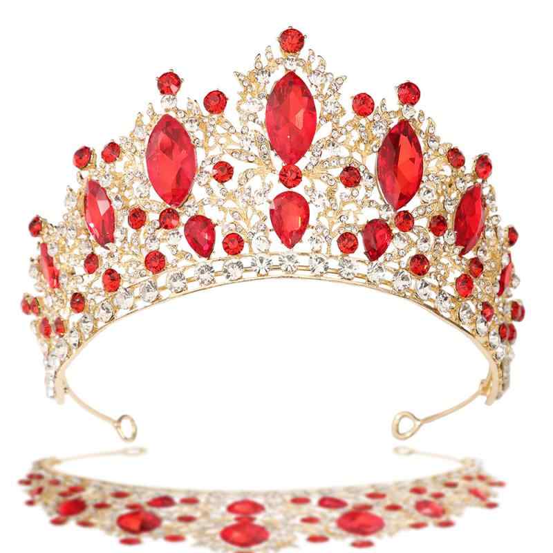 ティアラ レディース 王冠 クラウン ヘッドドレス ヘアアクセサリー 欧米風 ゴージャス バロック調 高..