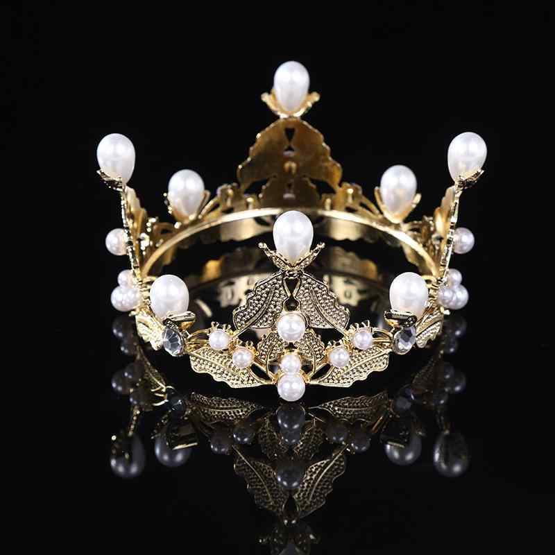 ティアラ レディース 王冠 クラウン ヘッドドレス ヘアアクセサリー 結婚式 成人式 誕生日 高級感 かわいい エレガント 華やか キラキラ 合金 ラインストーン ビジュー クリスタル 電気メッキ加工 プリンセス 金 銀 春夏