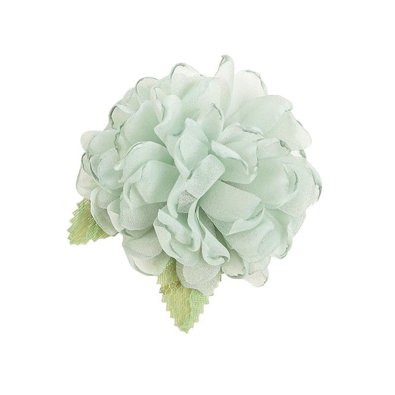 アクセサリーパーツ レディース シフォン フラワー モチーフ 山茶花 カメリア オーガンジー 布製 ハンドメイド DIY 手芸 上品 清楚 かわいい フェミニン 春夏 薄紫 青 ピンク