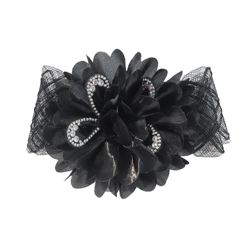 ヘアアクセサリーパーツ レディース 花 オーガンジー チュール 髪飾り ハンドメイド DIY 手芸用品 素材..