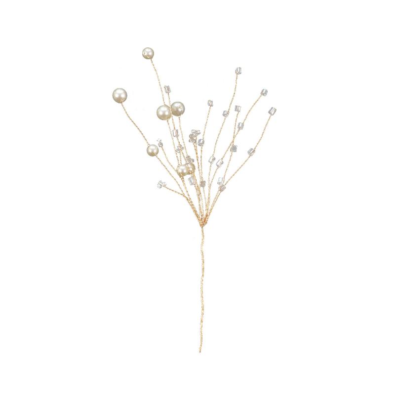 ヘアアクセサリー レディース 髪飾り 漢服 和装小物 ハンドメイド 資材 ビーズ 材料 手編み 金属 電気..