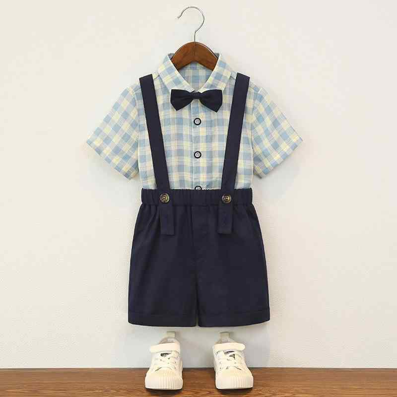 ・カテゴリ: キッズセットアップ・スタイル: 韓国・対象性別: ボーイズ・主な素材: ポリエステル 50%、化学繊維混紡・袖丈: 半袖、長袖・パンツ丈: 短パン、長ズボン・柄: チェック・厚み: 普通・留め具の種類: シングルブレスト・加工...