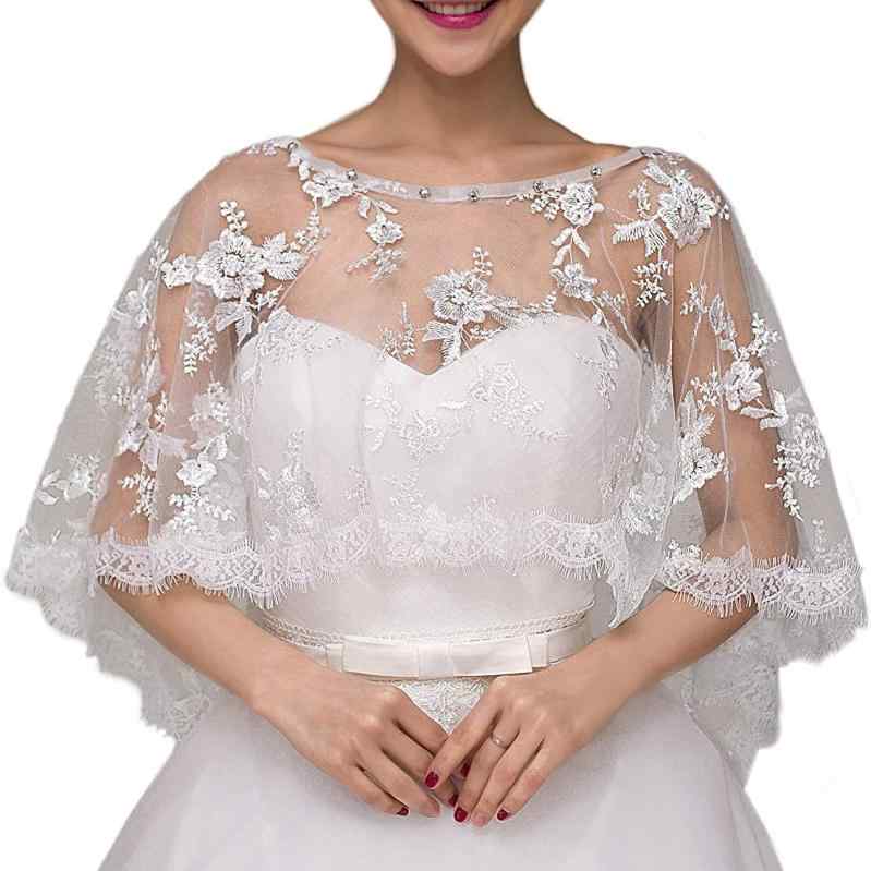 ショール レディース ケープ ストール 結婚式 披露宴 二次会 花嫁 ウェディング ブライダル 春夏 大きいサイズ レース まつげレース 切り替え 薄手 ホワイト レッド 上品 かわいい フォーマル ドレス用