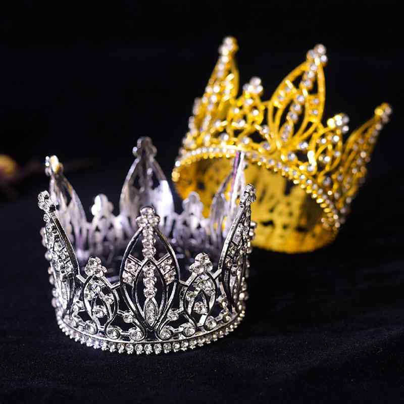 ティアラ メンズ レディース 結婚式 誕生日 記念日 王冠 髪飾り ヘアアクセサリー ヘッドドレス 小ぶり..