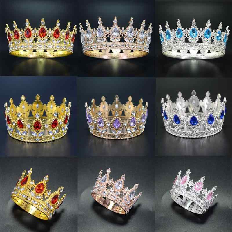 ティアラ メンズ レディース 王冠 バロック調 プリンセス 花嫁 ブライダル ウェディング ヘッドドレス ..