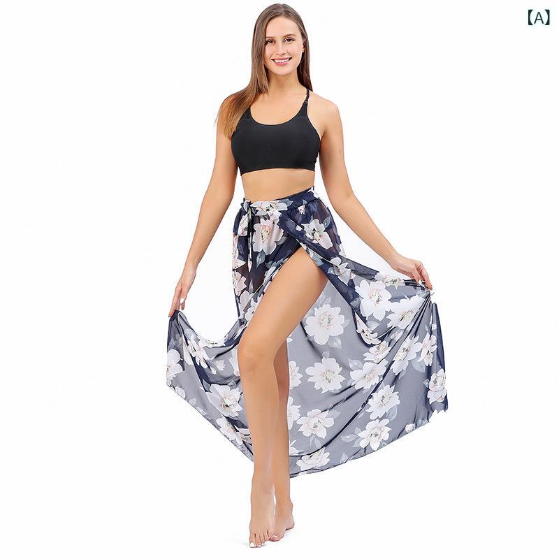 パレオ レディース 水着カバーアップ 巻きスカート ヒョウ柄 大きいサイズ UVカット 紫外線対策 ビーチウェア リゾート 海 プール 速乾 軽量 ポリエステル 体型カバー 透け感 春夏 ネイビー ブラウン グレー